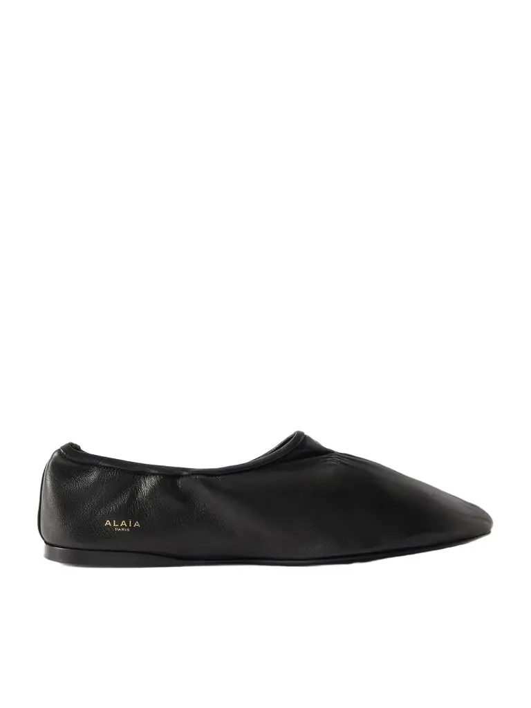 Alaïa Leather Ballet Flats