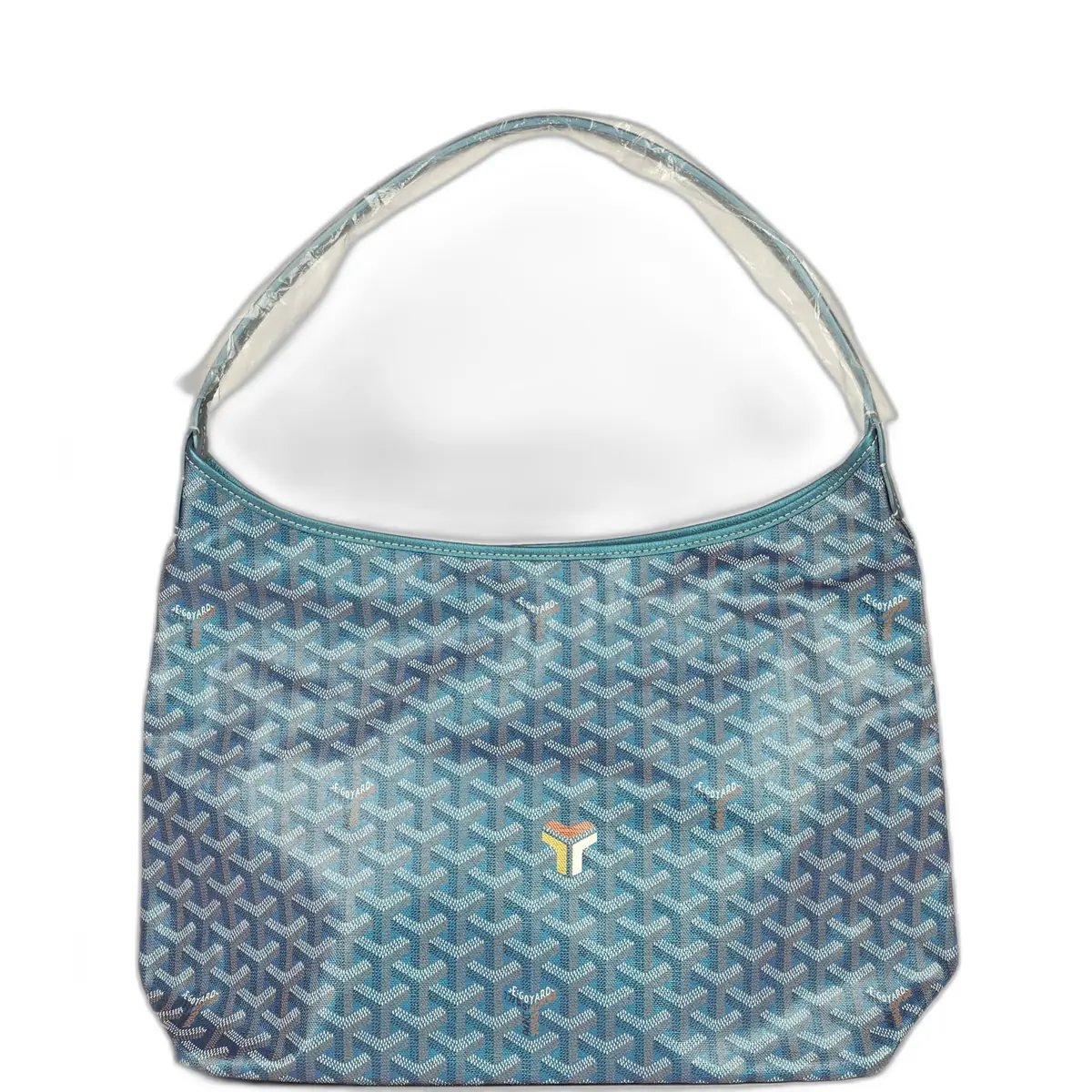goyard Goyard Goyardine Pearly Blue Boheme PM Hobo Bag Palladium Hardware