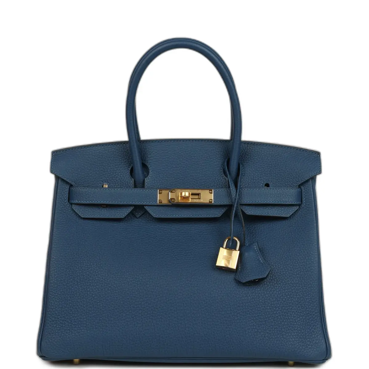 hermes Hermes Birkin 30 Deep Bleu Togo Gold Hardware
