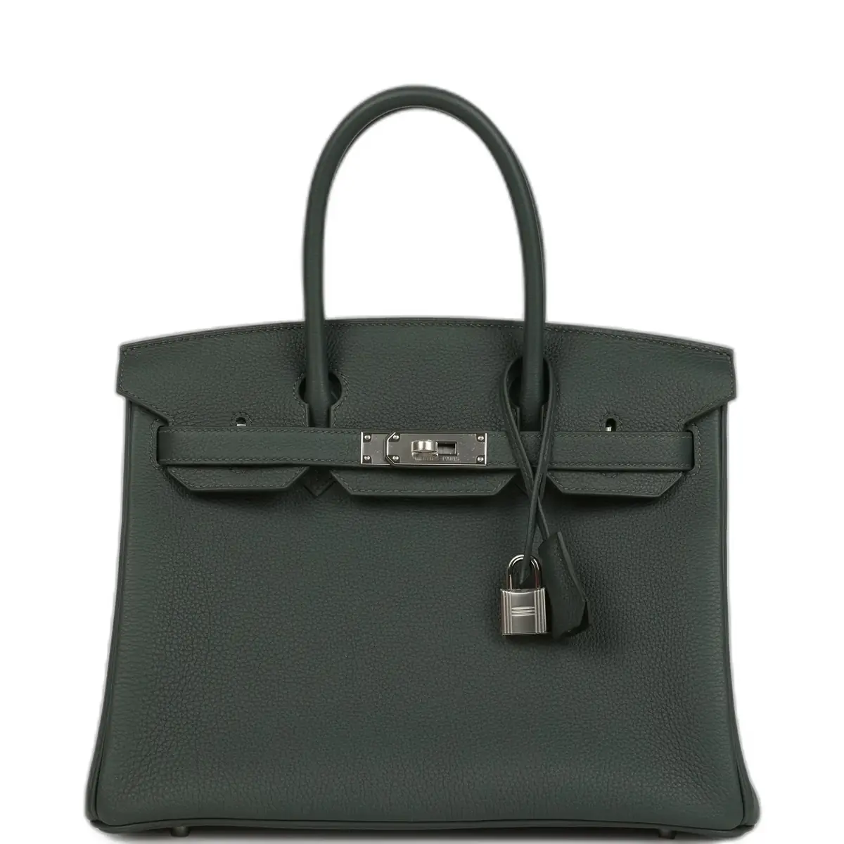hermes Hermes Birkin 30 Vert Mangrove Togo Palladium Hardware