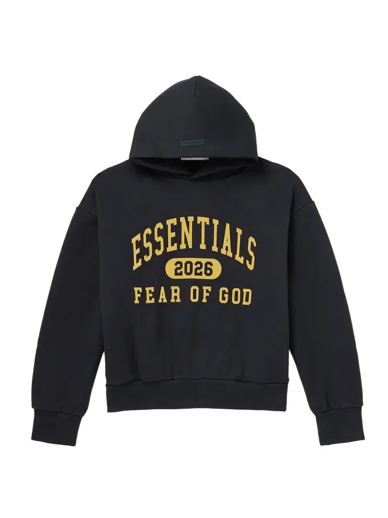 Fear of God Essentials Logo-Print Cotton-Blend Jersey Hoodie - Men