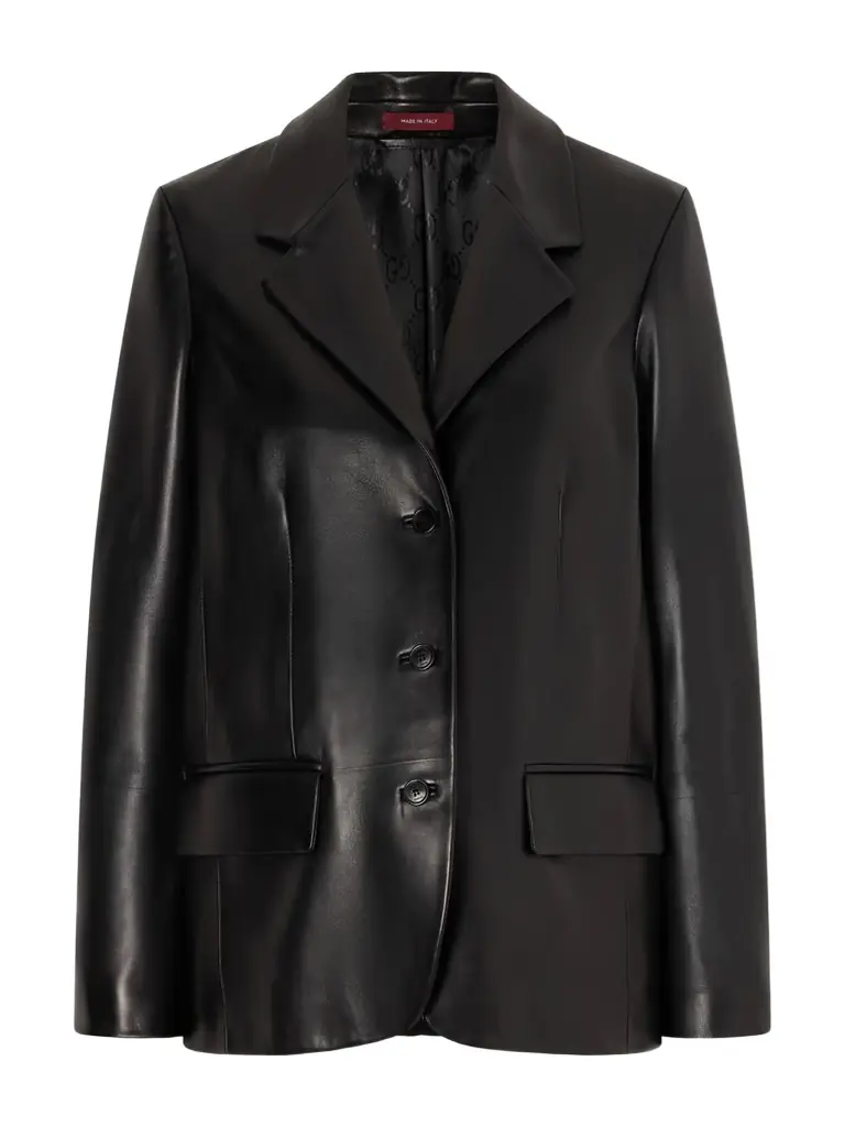 Gucci Leather Blazer