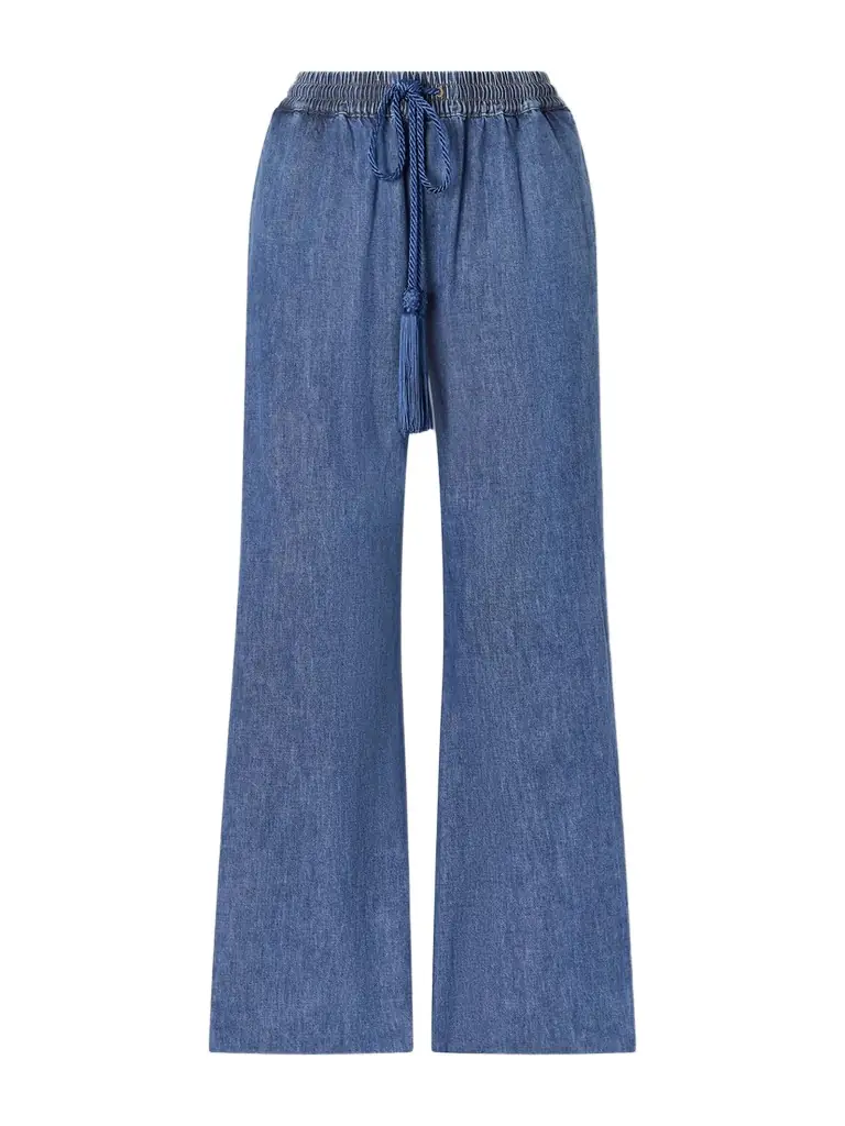 Valentino Garavani Tasseled High-rise Bootcut Jeans