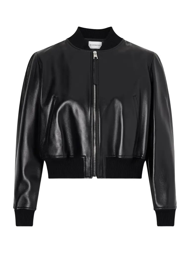Givenchy Leather Bomber Jacket