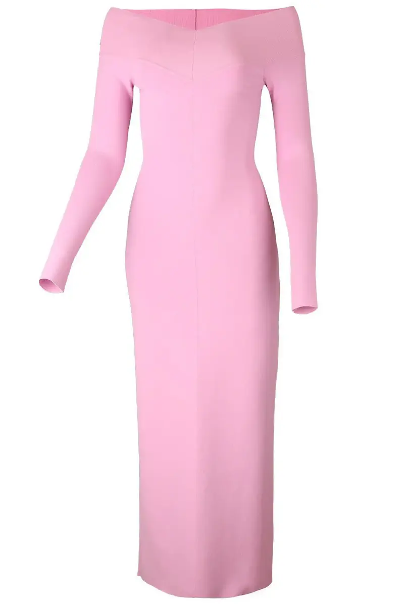 Stella McCartney Compact Knit Long Sleeve Dress