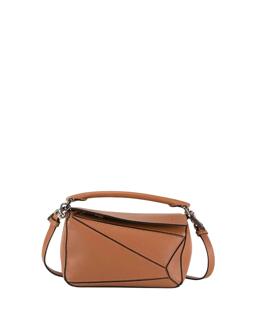 Loewe Puzzle Mini Top-Handle Bag in Leather