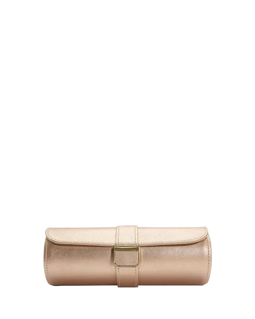 WOLF Palermo Double Watch Roll & Jewelry Pouch