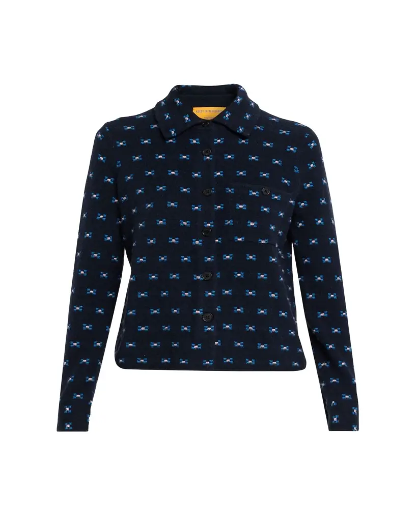 Guest in Residence Dylan Tweed Cashmere Shirt