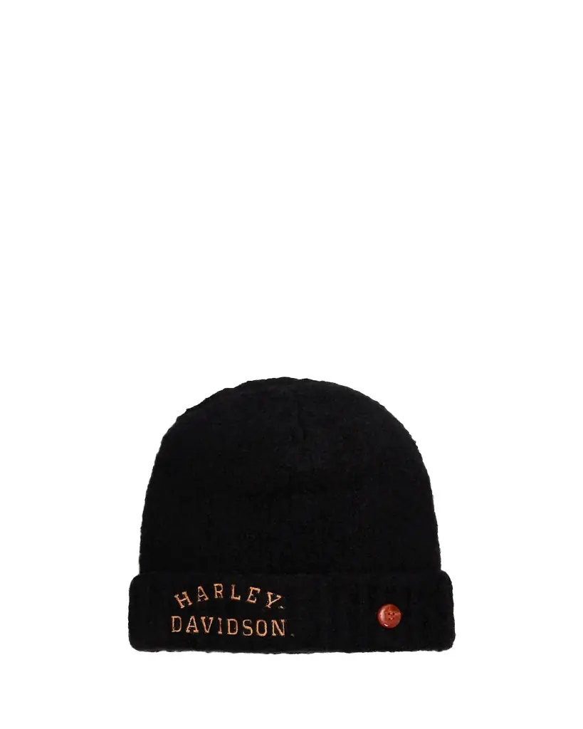 God's True Cashmere x Harley-Davidson Men's Boucle Cashmere Beanie
