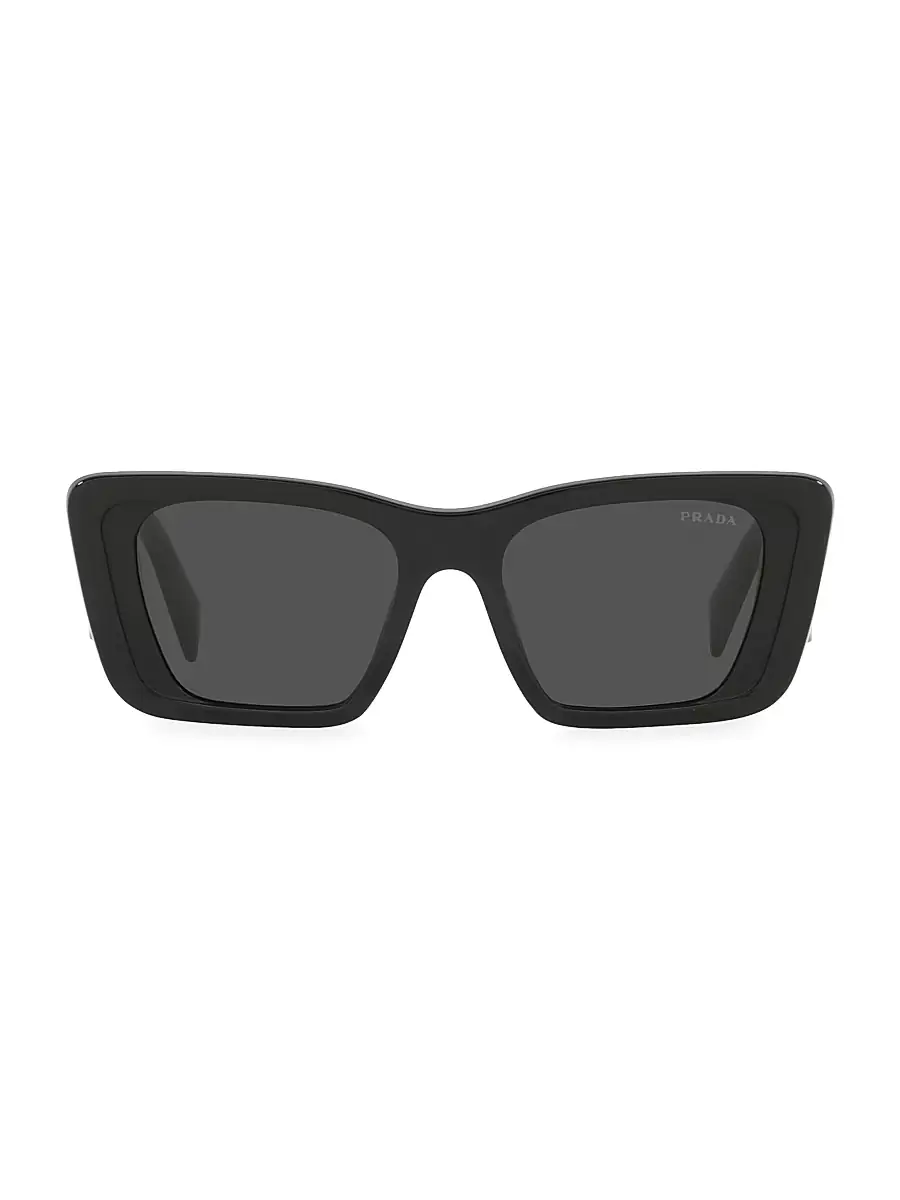 Prada Women's 51MM Butterfly Sunglasses - Black