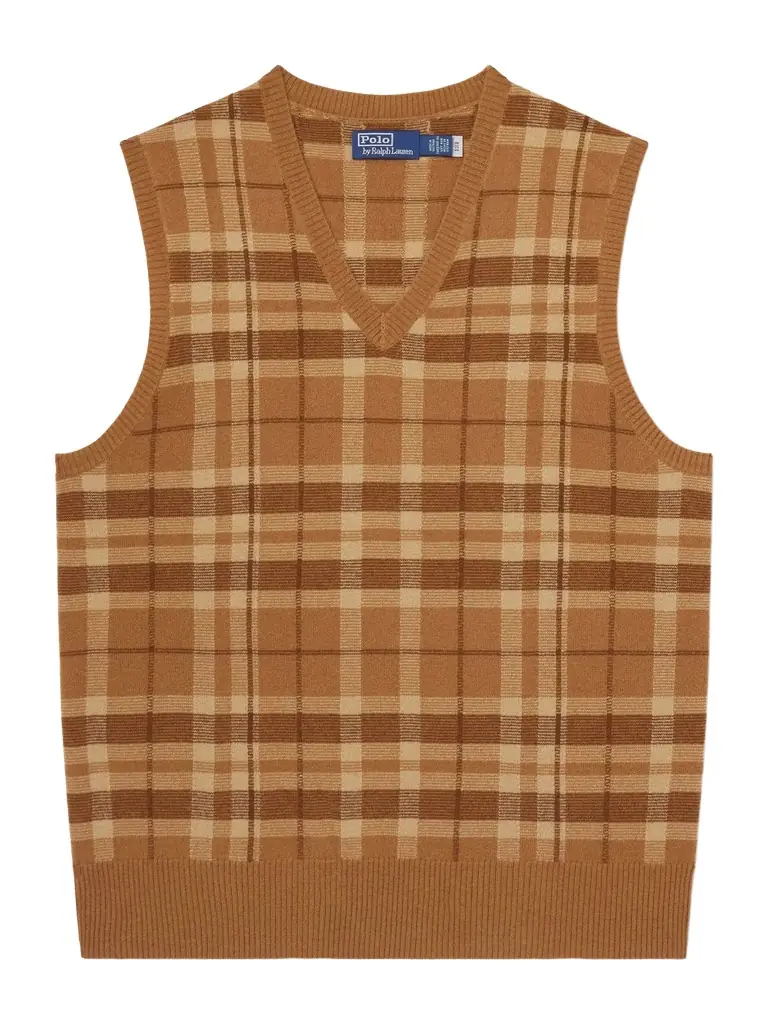 Polo Ralph Lauren Checked Cashmere Vest - Men