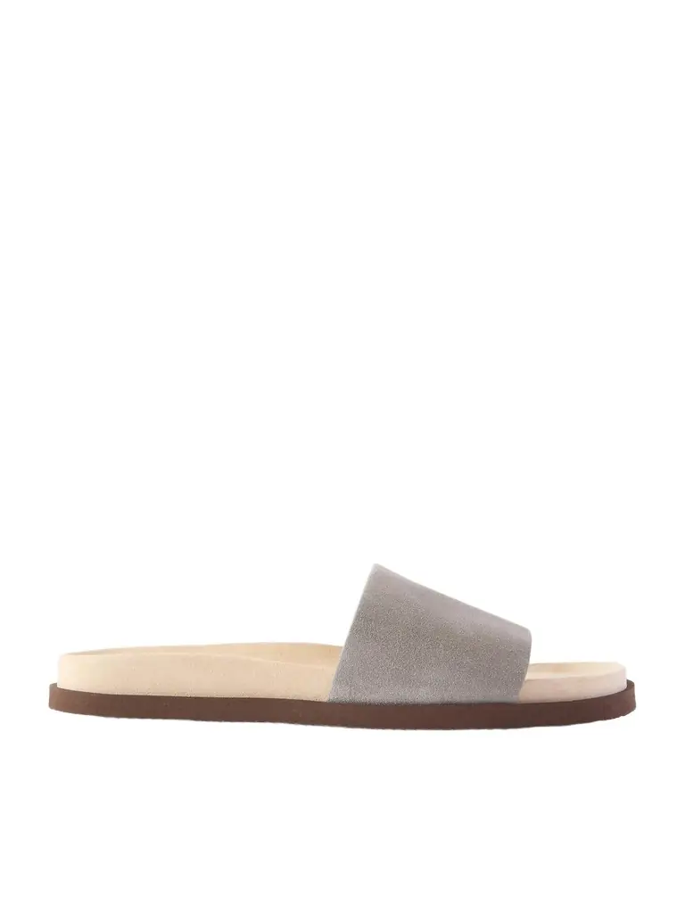 Brunello Cucinelli Suede Slides - Men