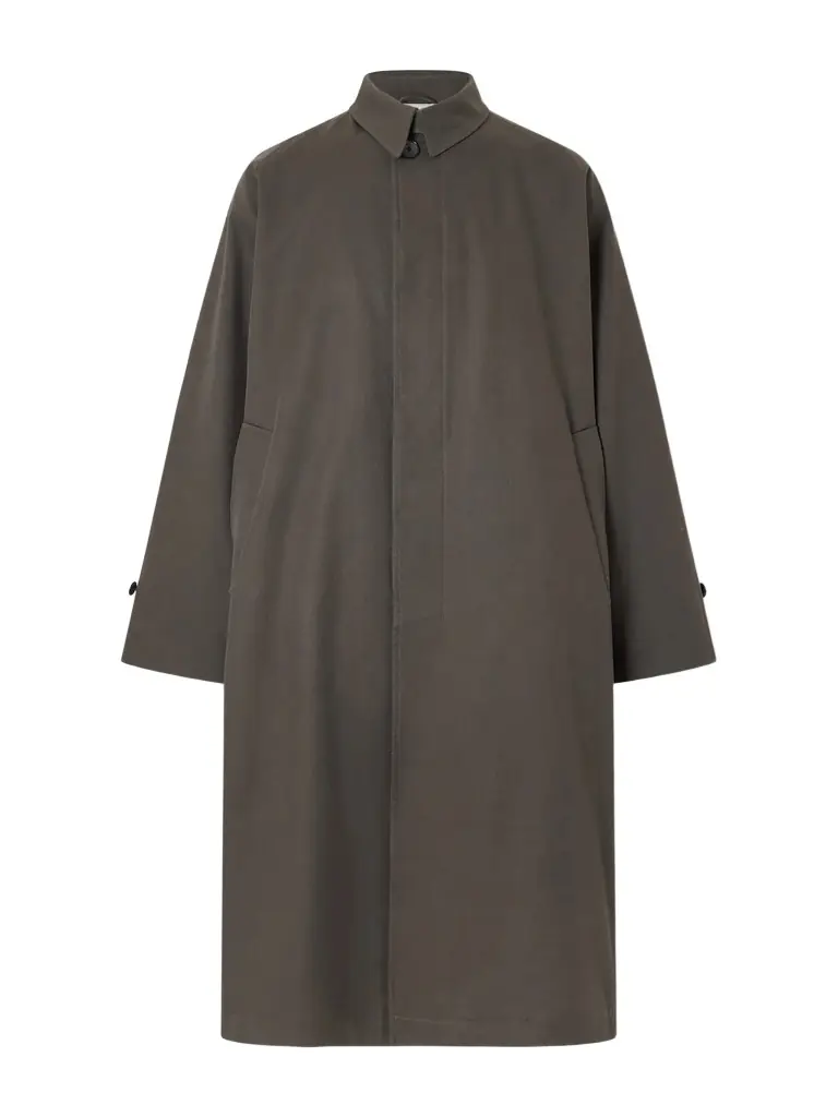 HERNO Slub Cotton-Twill Coat - Men
