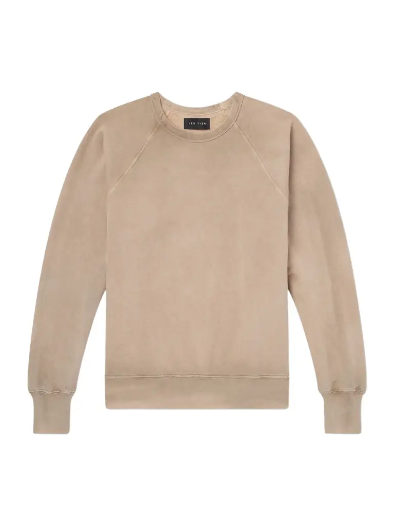 Les Tien Heavyweight Structured-Fleece Cotton-Jersey Raglan Sweatshirt - Men