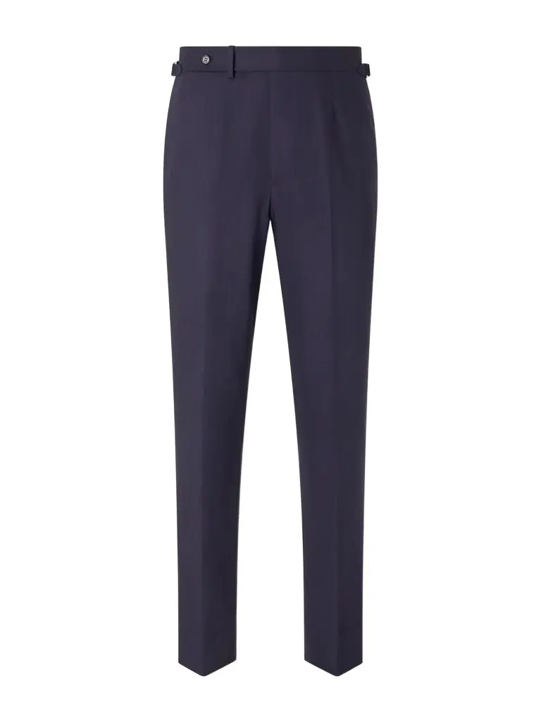 dunhill Straight-Leg Pinstriped Wool Suit Trousers - Men