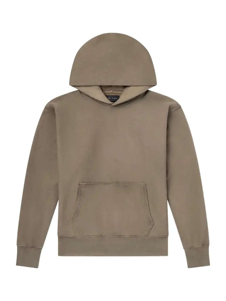 Les Tien Heavyweight Structured-Fleece Cotton-Jersey Hoodie - Men