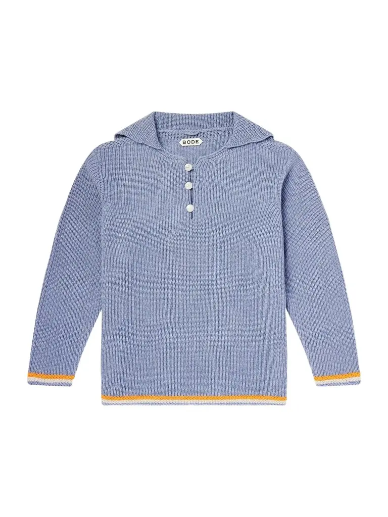 BODE Boat Deck Ribbed Virgin Wool Sweater - Men