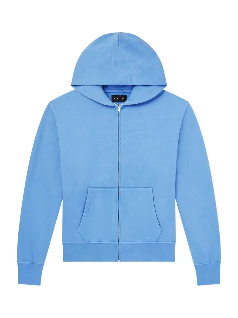 Les Tien Heavyweight Structured-Fleece Cotton-Jersey Zip-Up Hoodie - Men