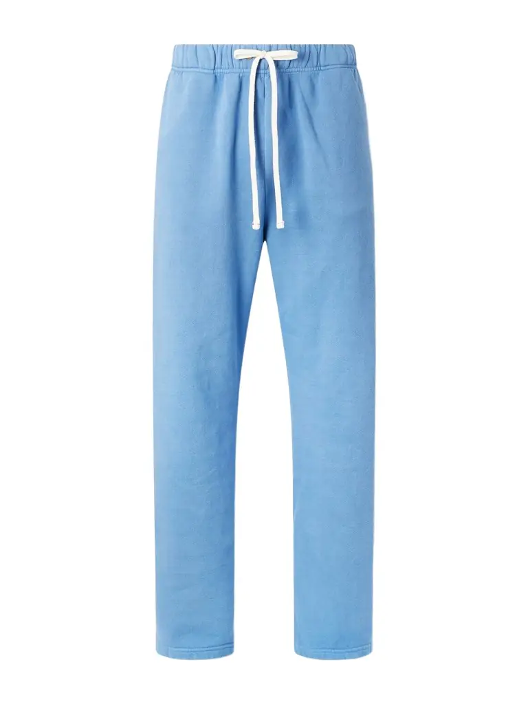 Les Tien Heavyweight Straight-Leg Structured-Fleece Cotton-Jersey Sweatpants - Men