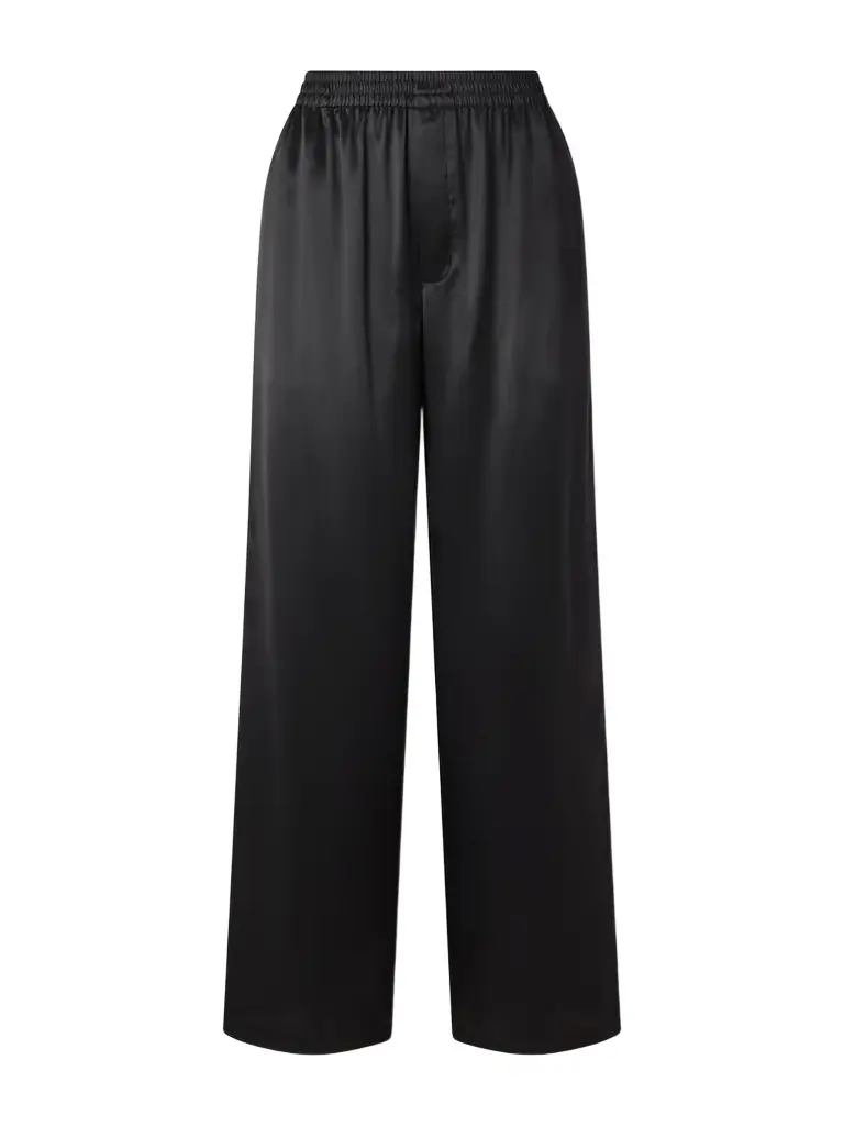 Saint Laurent Silk-satin Straight-leg Pants