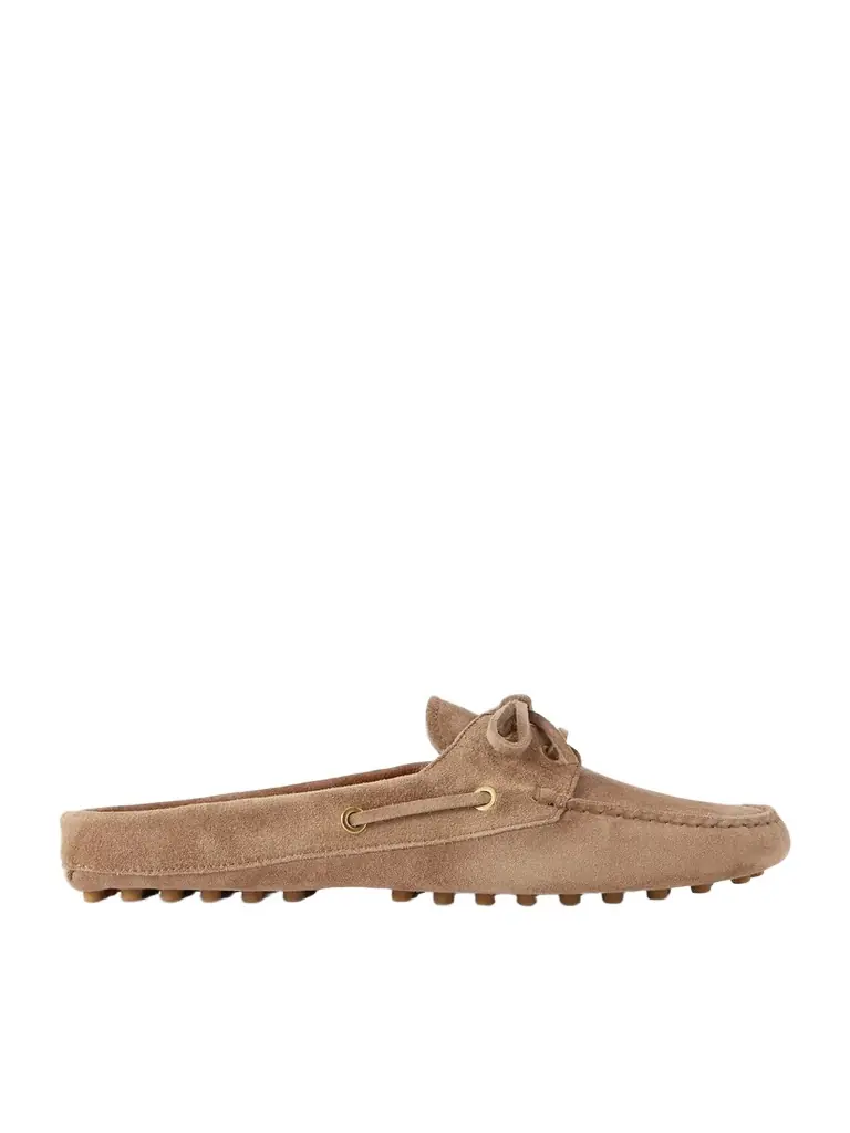 Tod's Gommino Bow-detailed Suede Boat Shoe