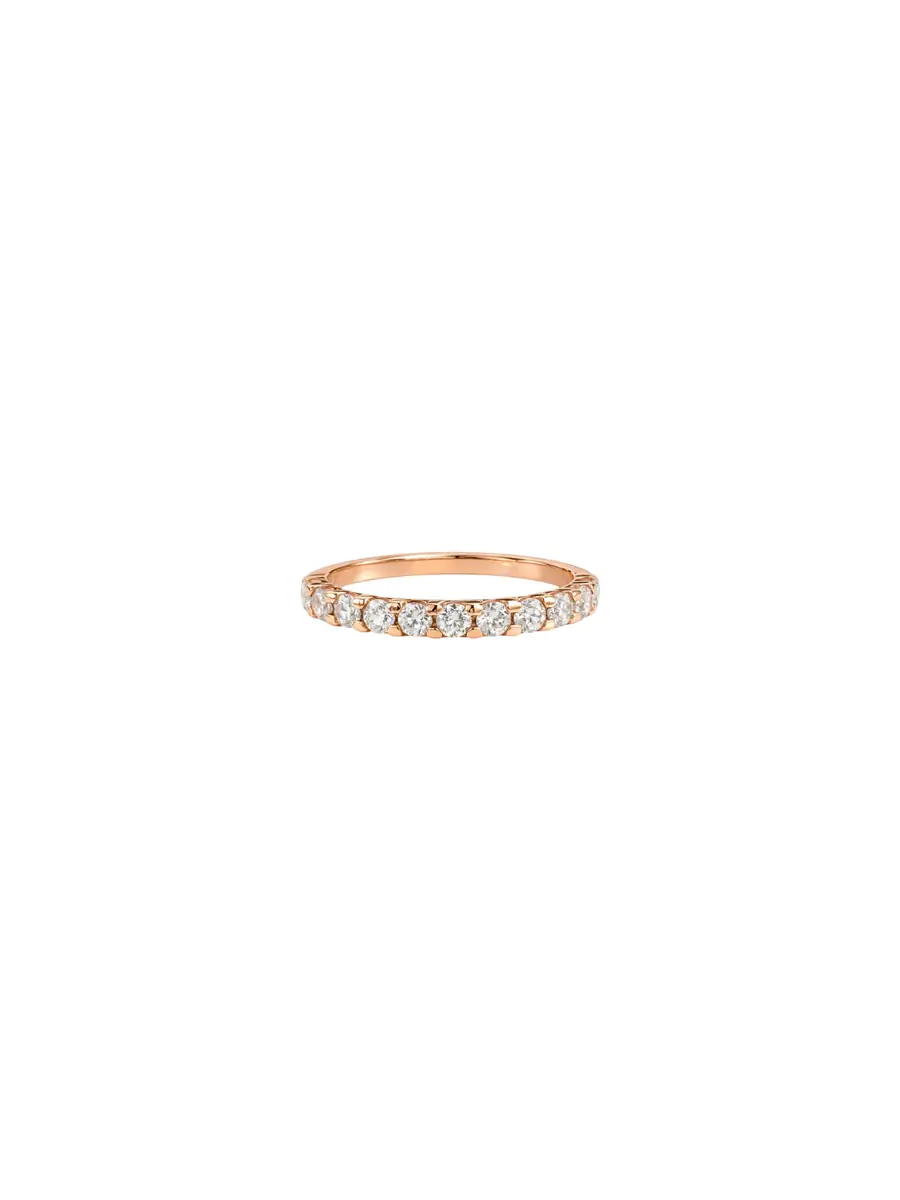Wish Fine Jewelry 1.00ct Diamond 14K Gold Eternity Band Ring