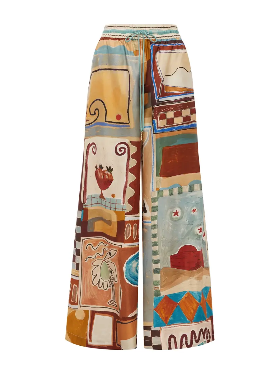 ALEMAIS Michelle Silk Pants