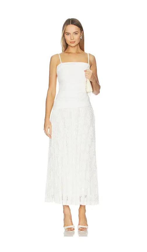 SIMKHAI Annalise Cotton Lace Dress