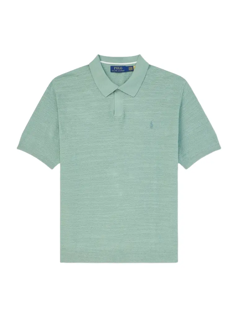 Polo Ralph Lauren Logo-Embroidered Cotton and Linen-Blend Polo Shirt - Men
