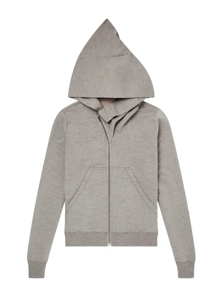 DRKSHDW by Rick Owens Mountain Zip-Up Cotton-Blend Hoodie - Men