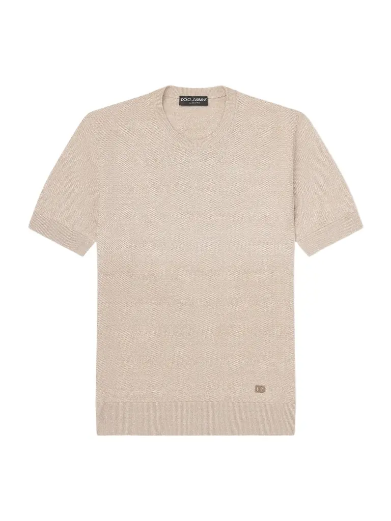 Dolce&Gabbana Linen-Blend T-Shirt - Men