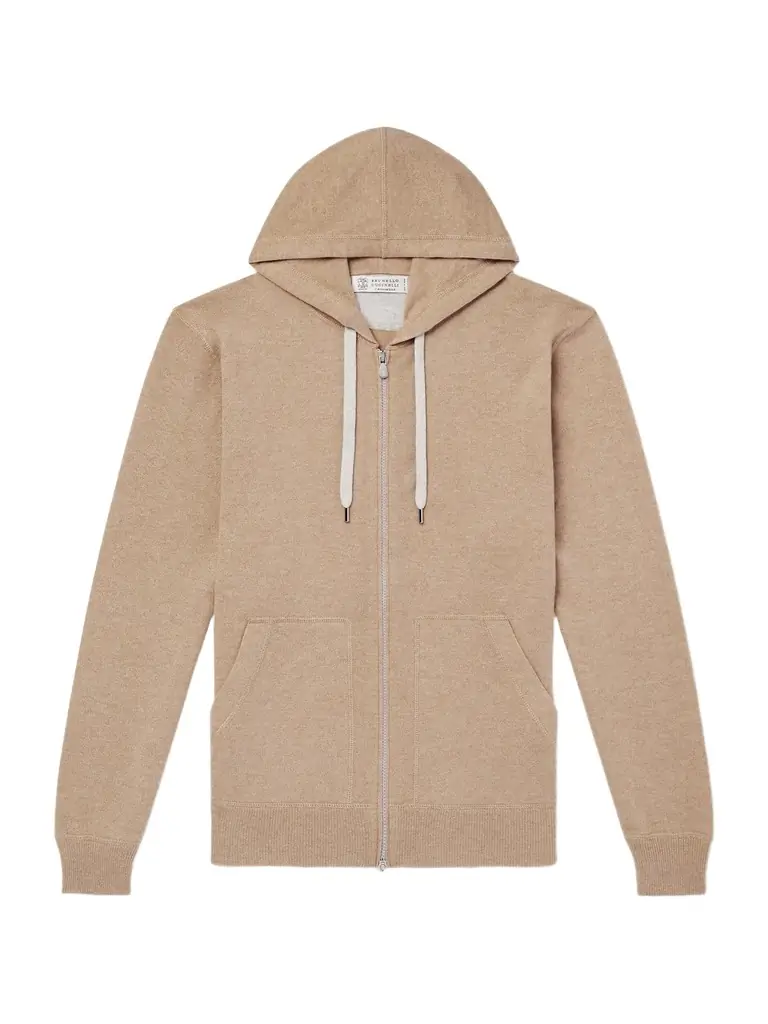 Brunello Cucinelli Cashmere Zip-Up Hoodie - Men