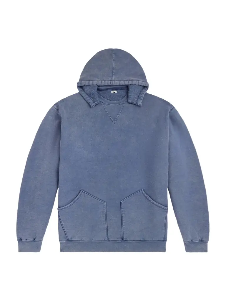 A.PRESSE Vintage Cotton-Jersey Hoodie - Men