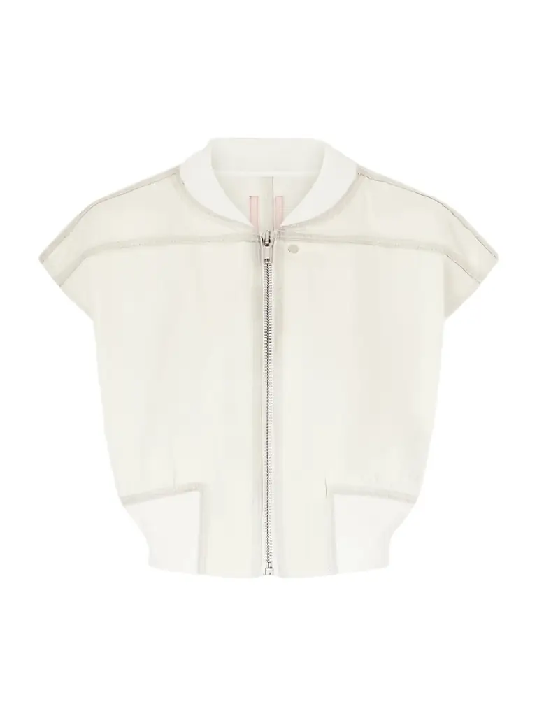 Rick Owens Cropped Denim Vest