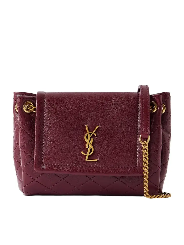 Saint Laurent Nolita Mini Quilted Leather Shoulder Bag