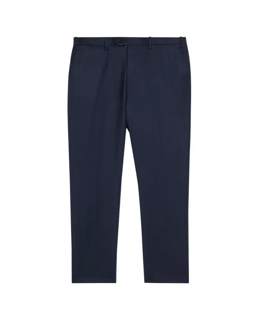 Kiton Men's Wool and Cashmere Flat-Front Pants