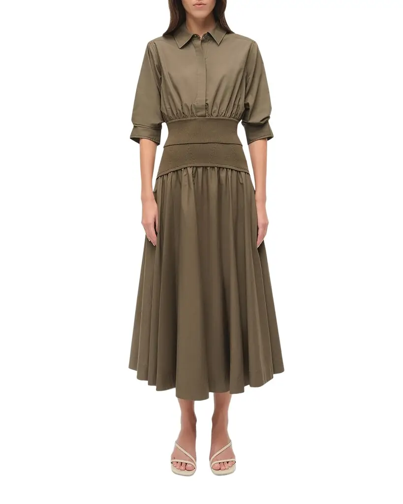 SIMKHAI Ovie Midi Skirt