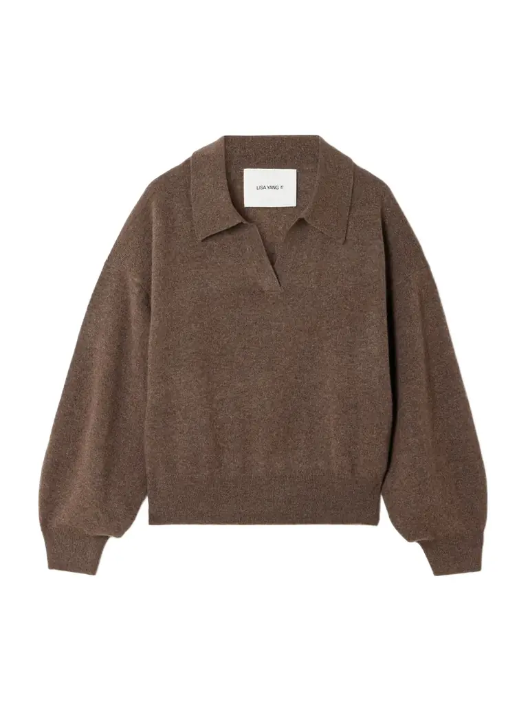 Lisa Yang Katriel Cashmere Polo Sweater
