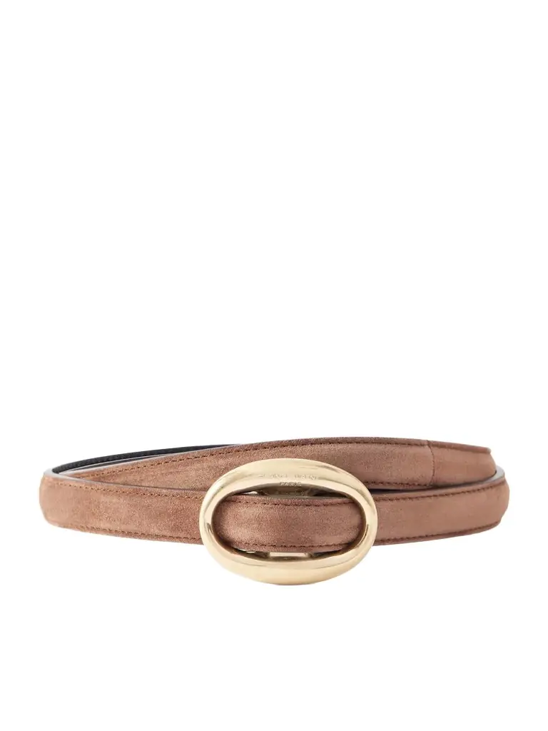 Saint Laurent Suede Waist Belt
