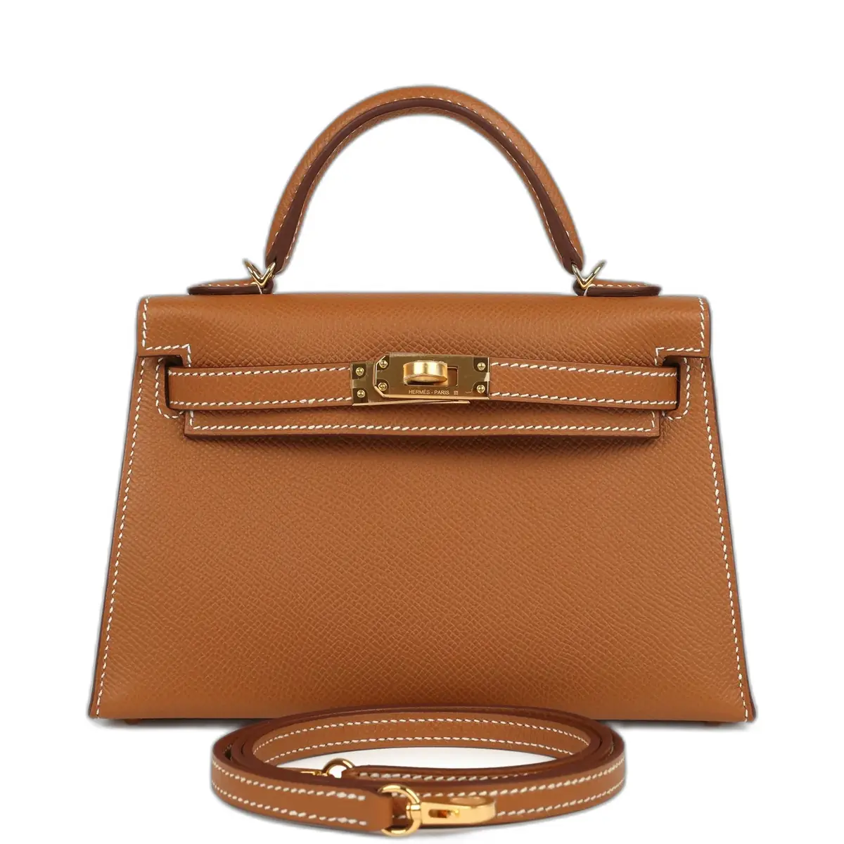 hermes Hermes Kelly Sellier 20 Gold Epsom Gold Hardware