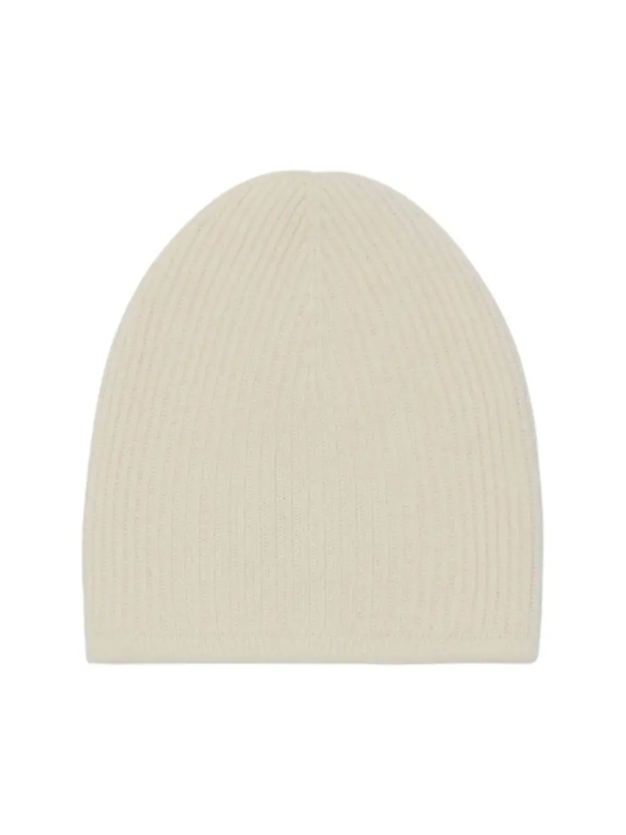 Alonpi Ribbed Cashmere Beanie