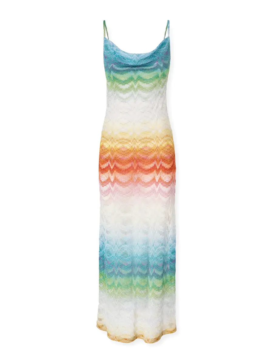 Missoni Shaded Lamé Viscose Cover-Up Maxi Dress