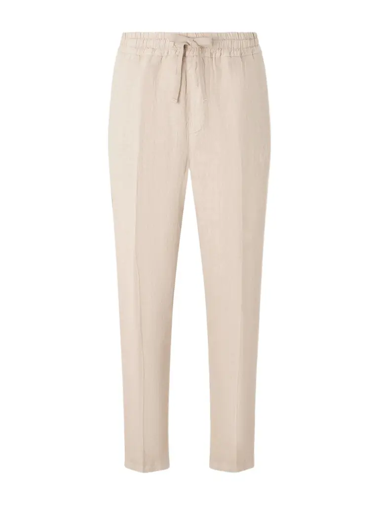 Altea Mattia Straight-Leg Linen Drawstring Trousers - Men