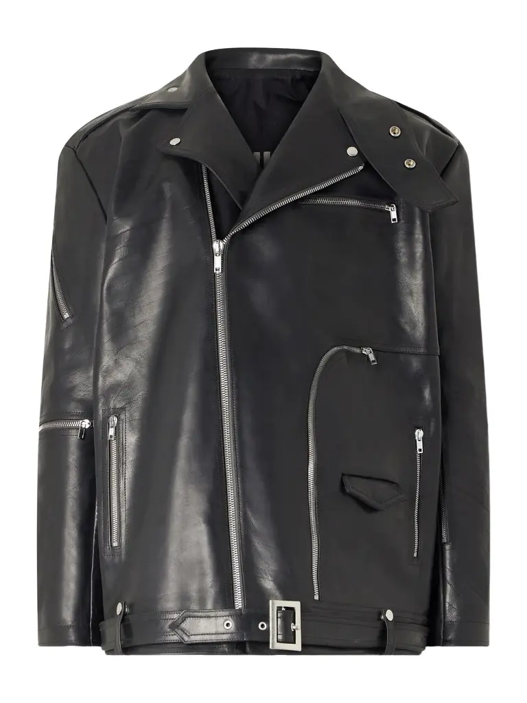 Rick Owens Jumbo Bauhaus Stooges Oversized Leather Jacket - Men