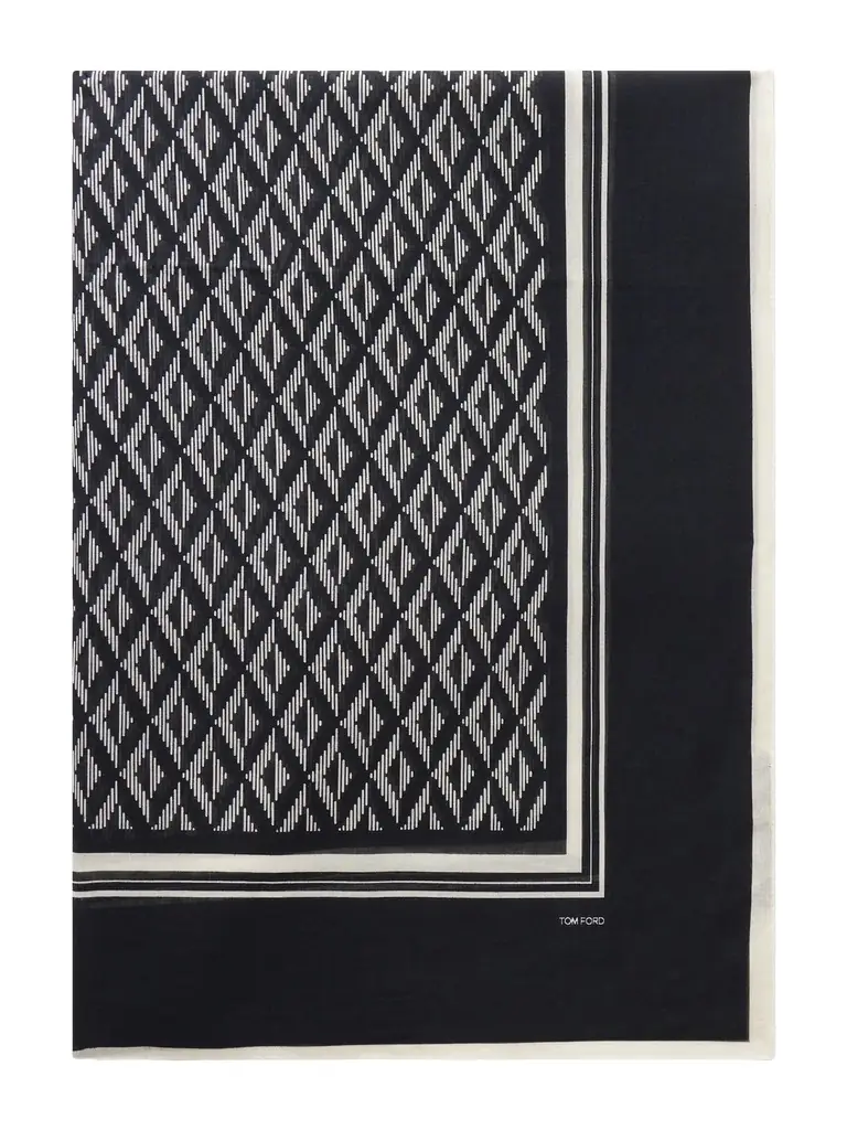 Tom Ford Printed Cotton Scarf - Men