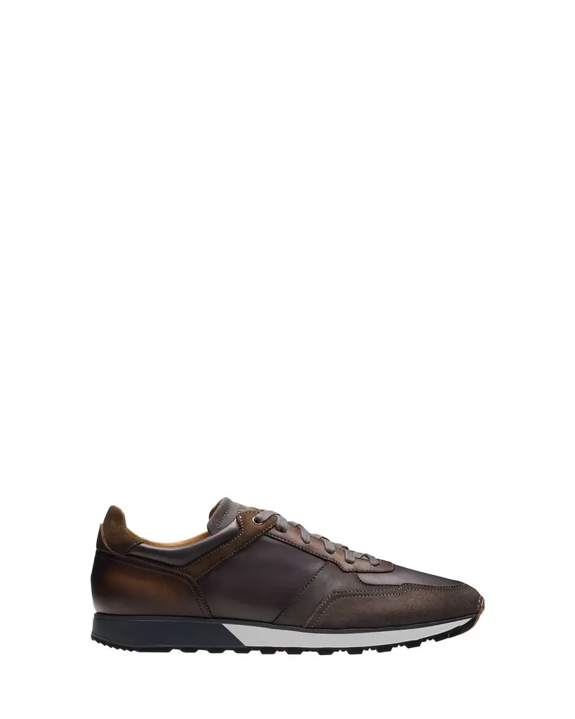 Magnanni Men's Arco Leather Runner Sneakers