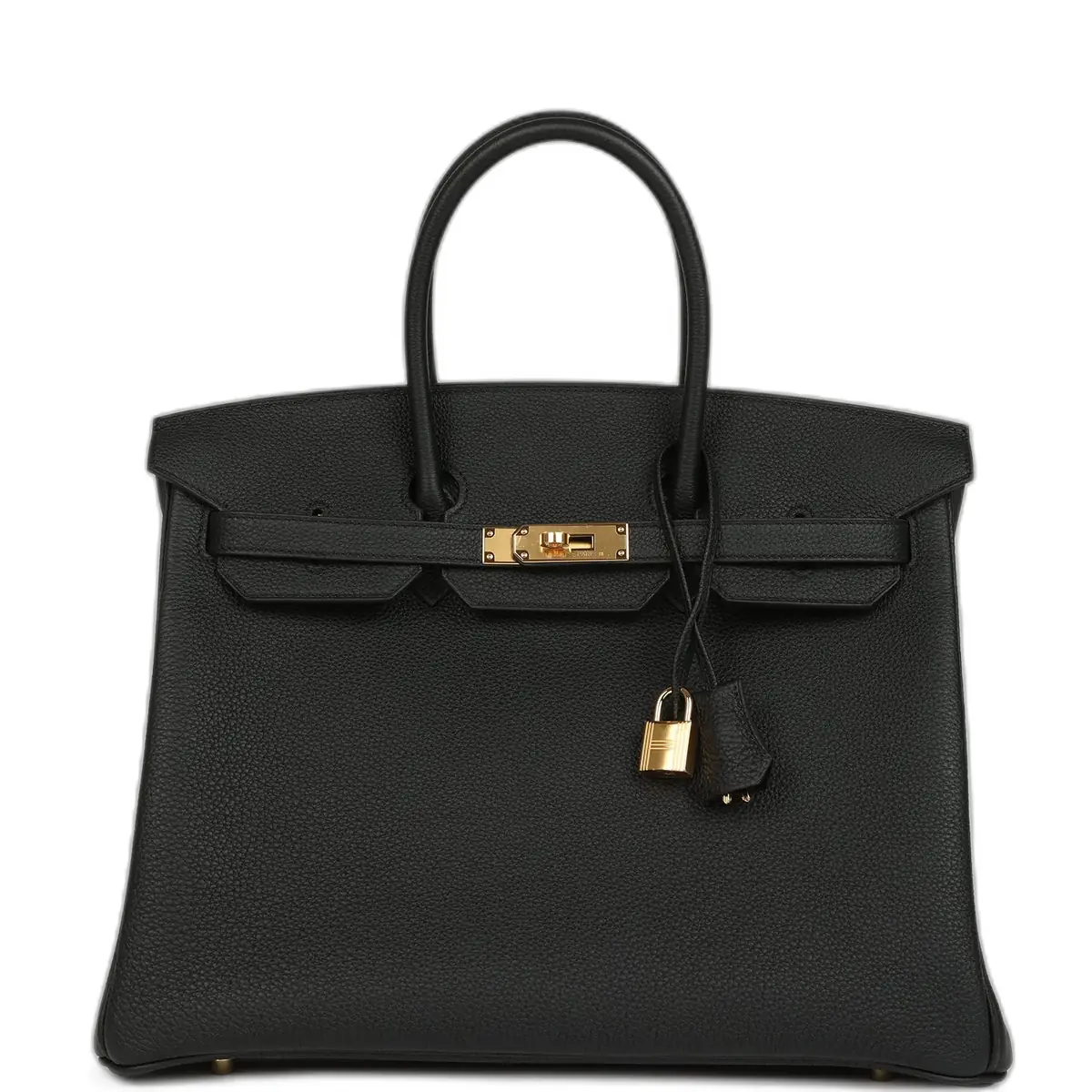hermes Hermes Birkin 35 Black Togo Gold Hardware