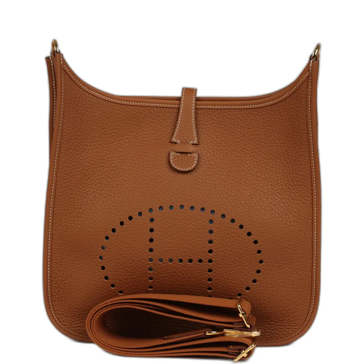 hermes Hermes Evelyne III PM Gold Clemence Gold Hardware