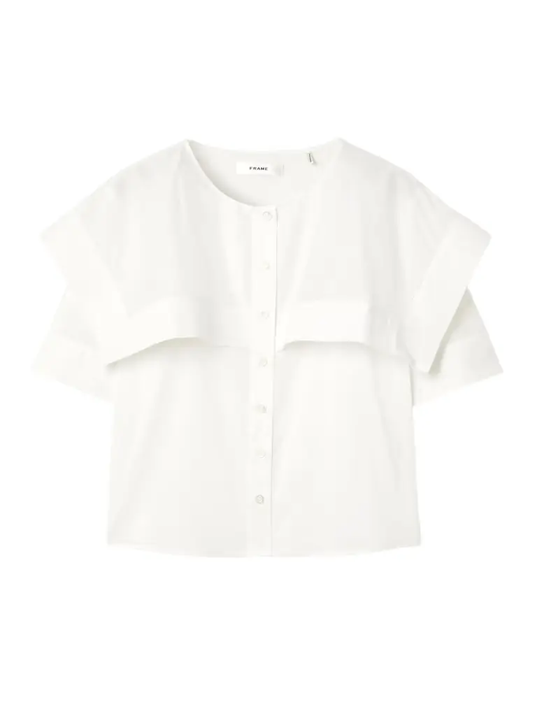 Frame Cape-effect Cotton Shirt