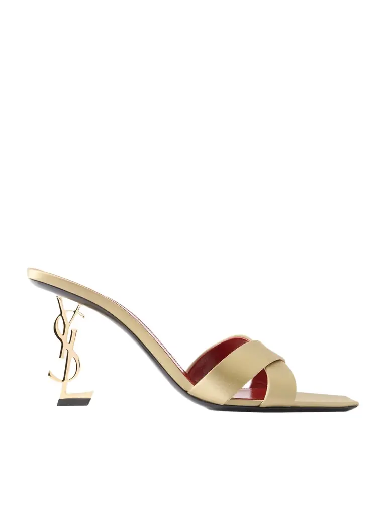 Saint Laurent Opyum Satin Mules